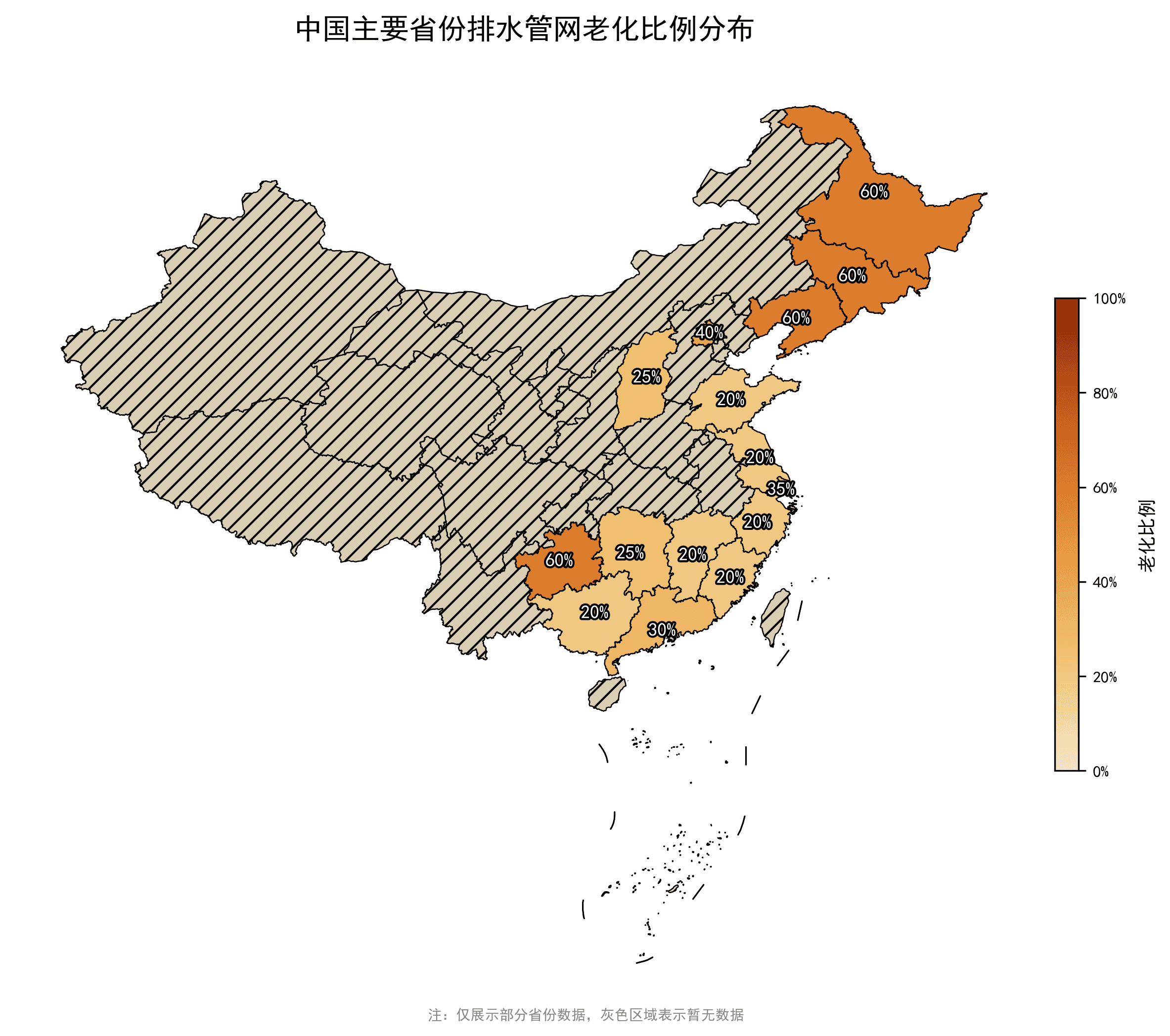 可视化地图绘制效果